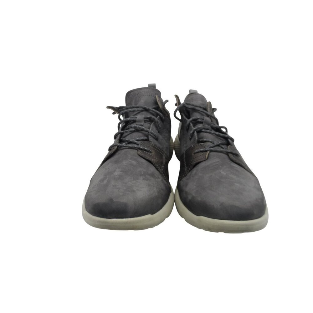 Timberland Men's FLYROAM Leather Sneakers Work Shoes A1IZZ Brown/Gray 11.5M - Picture 2 of 8